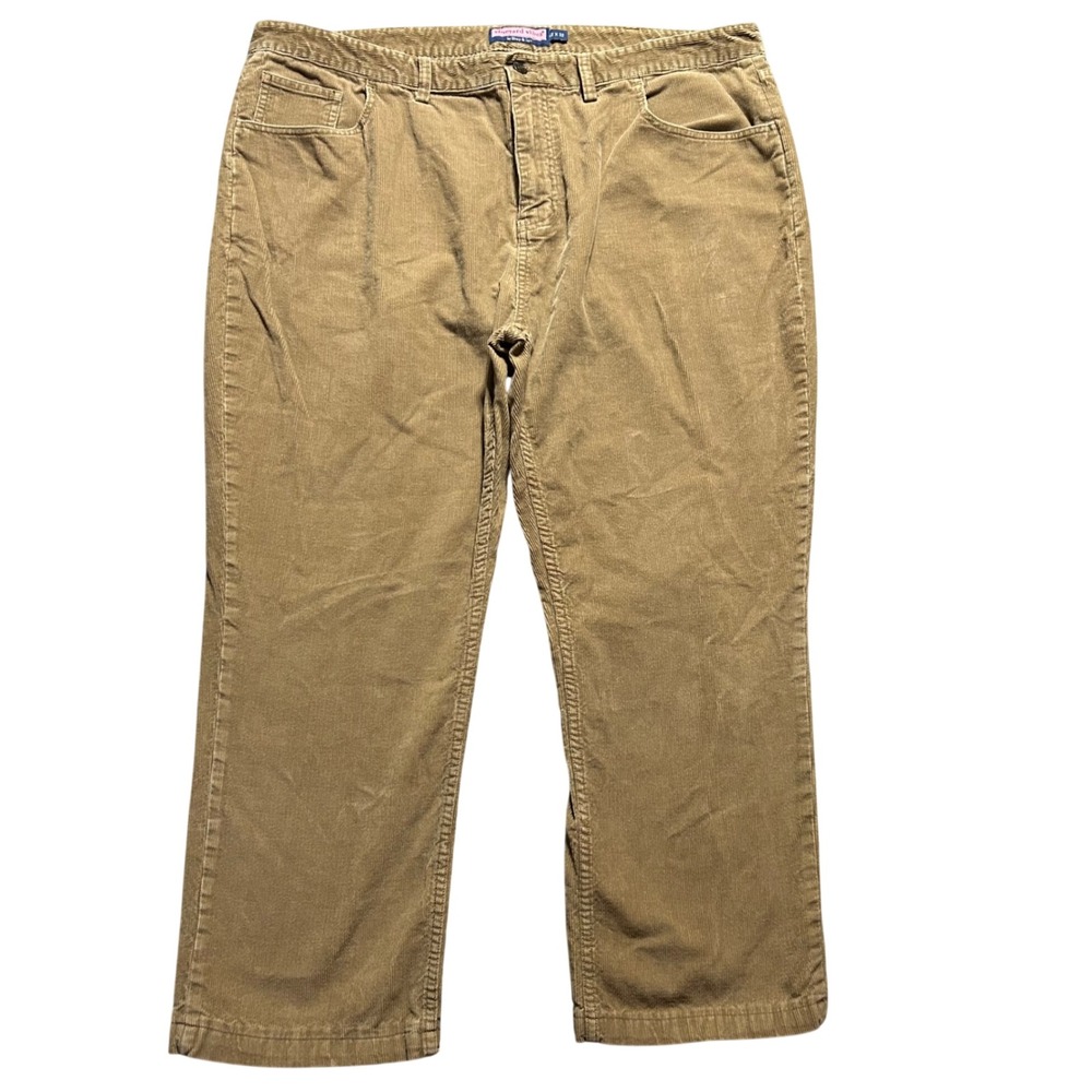 Vineyard Vines Corduroy Pants Mens 42x32 (Fits 42x28) Tan Straight Leg Cotton